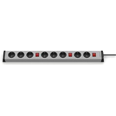 Ehmann 0203x00082301 Universal Power Strip 2-Way with 3 Illuminated Switches