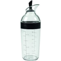 OXO Good Grips salātu mērces šeikeris, melns, 350 ml