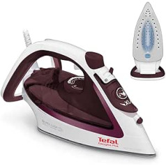 Tefal Easygliss Plus Iron Steam Iron with Strong 190 g Steam Boost, Test Winner 2019 - Best Ironing Sole, Durilium AirGlide Sole with Three Steam Zones, 2400 W, Self-Cleaning Function, Anti-Limescale