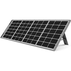 AFERIY Foldable Solar Panel 200 W, Solar Panel with 5 Outputs, Foldable Monocrystalline Silicone Solar Panel, IP65, High Conversion & Efficiency for Camping, Garden, Laptop