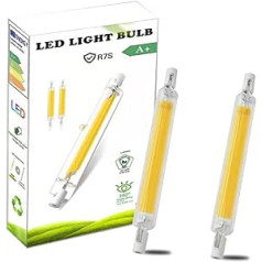 AEPOYU R7S LED 78 mm, 10 W R7S LED aptumšojamas spuldzes Aizstāj 100 W halogēnās spuldzes, LED R7S lampas Silti balta 3000 K 1000 LM, R7S LED spuldze bez mirgošanas, iepakojumā 2