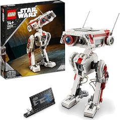 LEGO 75335 Star Wars BD-1 modeļu komplekts, pārvietojama droida figūra, istabas dekorēšana, dzimšanas dienas dāvanas ideja zēniem un meitenēm, pusaudžiem no videospēles Jedi: Fallen Order