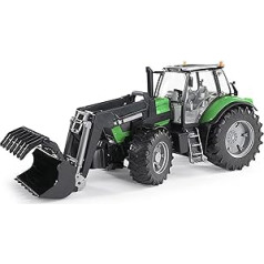 Bruder Deutz Agrotron X720 ar frontālo iekrāvēju