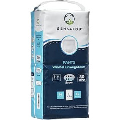 Sensalou Incontinence Pants Super Pants Adult Nappies Size L (30)