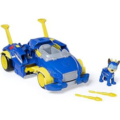 PAW Patrol 6054868 Mighty Pups Super Paws Chases Transformable Powered Up Policijas Transportlīdzeklis