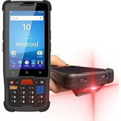 2023 Neu Barcode Scanner Android 12, 4 Zoll Rugged PDA Wi-Fi Handheld Mobile Computer Datenterminal 3+32GB Bluetooth GPS 1D 2D QR Barcode Leser