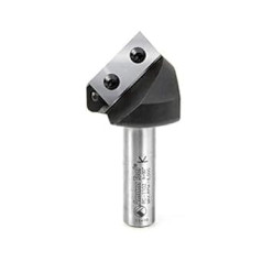 Amana Tool RC-1102 Insert V-Groove 90 Degree x 3/4 CH x 1/2 Inch SHK CNC Milling Cutter Bit