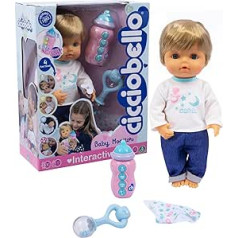 Cicciobello - Baby Monitor The Soft 30 cm with Monitor to Understand What You Need for Children from 2 Years, Ccbd0000, Giochi Preziosi