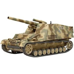 TAMIYA 35367 – 1:35 Vācu tankhaubices Hummel (3) Sp.Prod., Modeļu veidošana, Plastmasas komplekts, Amatniecība, Hobijs, Līmēšana, Plastmasas komplekts, Ocher