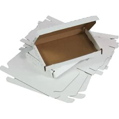 Triplast großes Postpaket für Royal Mail, aus weißem PIP-Karton, C6, 160 x 110 x 20 mm, 10 Stück Pack of 250