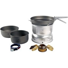 Trangia 25 Series, Aluminum Camping Kitchen Set, Alcohol Stove Included