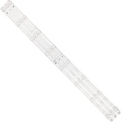 HABITZ 3 Stück Neue LED TV Lampen Streifen Hintergrundbeleuchtung kompatibel für DAEWOO L32R630VKE HD TV Bars Set LED Streifen 4708-K320WD-A4213K01 KB-6160 K320WD Regeln (5Co5 gabals)