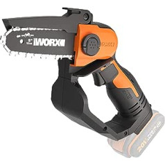 WORX PowerShare bezvadu atzarošanas zāģis ar vienu roku 20 V 12 cm, WG324E.9