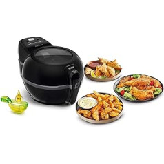 ‎Tefal Tefal FZ7228 ActiFry Extra Hot Air Fryer 1550 W Capacity 1.2 kg Mixing Arm System Little to No Oil Required Black