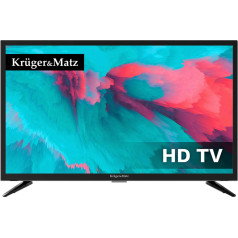 Kruger&Matz 24 collu HD DVB-T2 H.26 230/12V televizors