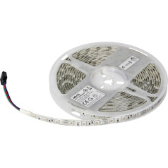 LED lente 12V, 5050, 60L/m, 14,4W/m, IP63, RGB, 5m