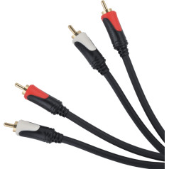 2RCA-2RCA 10,0 m audio kabelis Cabletech Basic Edition