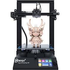 3D-принтер BIQU B1 FDM, 3D-принтер с 32-битной бесшумной материнской платой, цветным экраном с кнопками, безопасным источником питания, CV-печатью и 