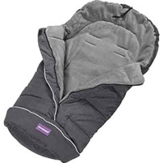 Clevamama Universal Baby Footmuff for Buggies and Pushchairs - Grey