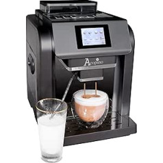 Acopino Monza One Touch Fully Automatic Coffee Machine and Espresso Machine with Milk System, Cappuccino and Espresso at the Touch of a Button