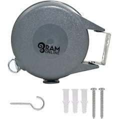 Ram® Outdoor Retractable Washing Line 15m