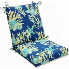 Pillow Perfect Outdoor/Indoor Daytrip Pacific Square Corner Stuhlkissen