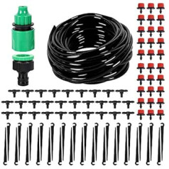 25M Watering Kit Drip Automatic Watering System for Garden Greenhouse Landscape Lawn (25m)