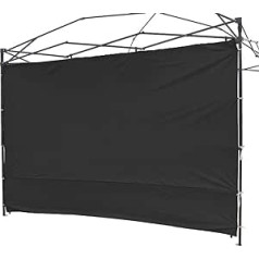 Canopy Sun Screen Sun Shade Privacy Screen for 2.5M Gazebos, Waterproof Sunscreen for Straight Leg Gazebos, 1 Pack Side Wall Only (Canopy Frame Not Included)