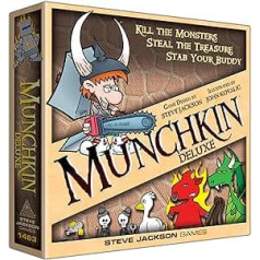 Steve Jackson Games 1483SJG — galda spēle — Munchkin Deluxe (izdevums angļu valodā)