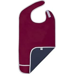 Adult bib, longer and wider, absorbs spillages but is waterproof and breathable. 4332461168 1.00