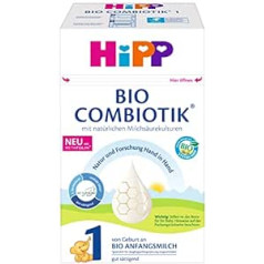 HiPP Organic Milk Formula, 1 Organic Combiotic, Initial Milk, 600 g