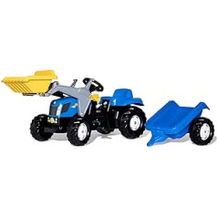 Rolly Kid New Holland T7040 Tractor with Frontloader and Trailer