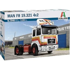 Italeri 3946S 1:24 Man F8 19.321 2 ass, uzticama kopija, modeļu veidošana, amatniecība, hobijs, līmēšana, plastmasas komplekts, montāža