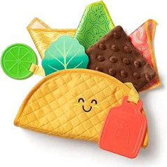 Melissa & Doug 30745 Touch & Feel mīksta Taco rotaļlieta, daudzkrāsains