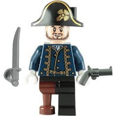 LEGO Fluch der Karibik — minifigūra Hector Barbossa Holzbein ar Degen & Pistole 4192