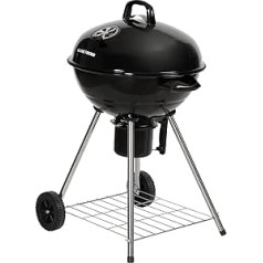 George Moustache, Gfktbbq Charcoal BBQ, Black