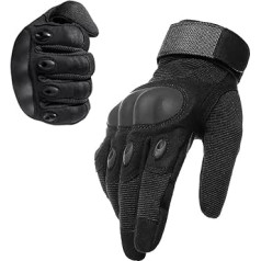 1 пара нескользящих военных тактических перчаток с полным пальцем, жесткая защита суставов пальцев для активного отдыха, охоты, стрельбы, п