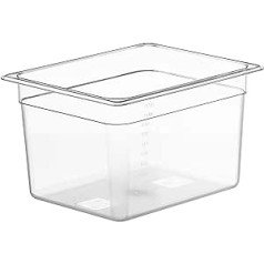 LIPAVI C10 Sous-Vide Behälter - 11,3 litri, 32,3 x 26,2 x augstums: 20,3 cm. Starkes, durchsichtiges Polycarbonat. Passende Deckel für Anova, Wancle und weitere Marken Wird separat verkauft. Pagājuši L10