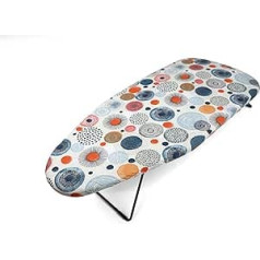 Jata HPLA5213 Desk Ironing Board 75 x 34 cm Hanging Space Saving Cotton Cover Multicoloured