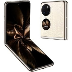 HUAWEI P50 Pocket Premium salokāms viedtālrunis, 3D mikroskulptūras dizains, īpaši spektra kamera, 6,6 collu OLED displejs, saules aizsardzības noteikšana, 12 GB RAM + 512 GB ROM, zelts