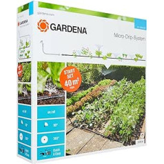 GARDENA Micro-drip sistēmas startera komplekts augu virsmas 13 mm (1/2) diametra šļūtenes garums: 25 m 13015-20