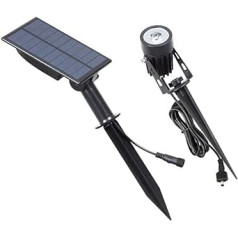 Unomor 1 Set Solar LED Strahler Rasenlampe Außenlandschaftsbeleuchtung Gehwegbeleuchtung