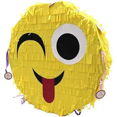 Lielā dzimšanas dienas Pinata bērniem - 45 cm Pinata dzimšanas dienas zēns un Pinata dzimšanas dienas meitene - Bērnu dzimšanas dienas Pinata - Pinata dekorēšanai un pildīšanai - Sīkrīks bērnu dzimšanas dienas svinībām