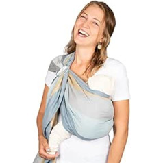 Hoppediz Ring-Sling Baby Sling no dzimšanas 100% Organic Cotton Riga Design