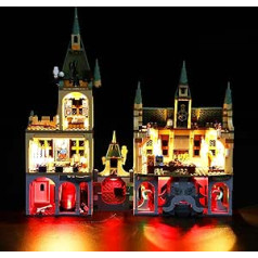 BRIKSMAX LED apgaismojuma komplekts priekš Lego Harija Potera Cūkkārpas ērkšķu kameras - saderīgs ar Lego 76389 celtniecības bloku modeli - bez Lego komplekta