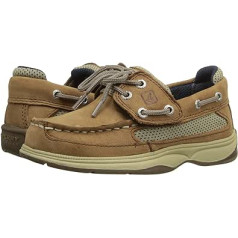 Sperry Baby Boys aizvēja laivas apavi, tumši iedeguma/navy, 8 Little Kid US