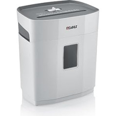 Dahle PaperSAFE PS 120 Shredder (8 Sheets, Security Level P4, Particle Cut, Oil and Maintenance-Free, 12 Litres) Grey