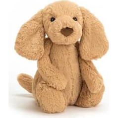 Bashful Toffee Puppy Medium - L: 9 cm x l: 12 cm x h: 31 cm