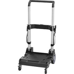 Stanley FatMax Pro-Stack ratiņi (klappbarer Aluminium-Trolley ar Teleskopgriff, zum einfachen und sicheren Transport der Pro-Stack Boxen, 100 kg Ladekapazität, ar Sicherheitsgurt) FMST1-72363