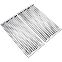 Criditpid Grill-Emitterplatten für Charbroil Commercial Tru-Infrared 463241314 463268008 463241313 463241013 463243812 463257010 Gasgrill, kochen Rostfrei teel. (2 Stück)